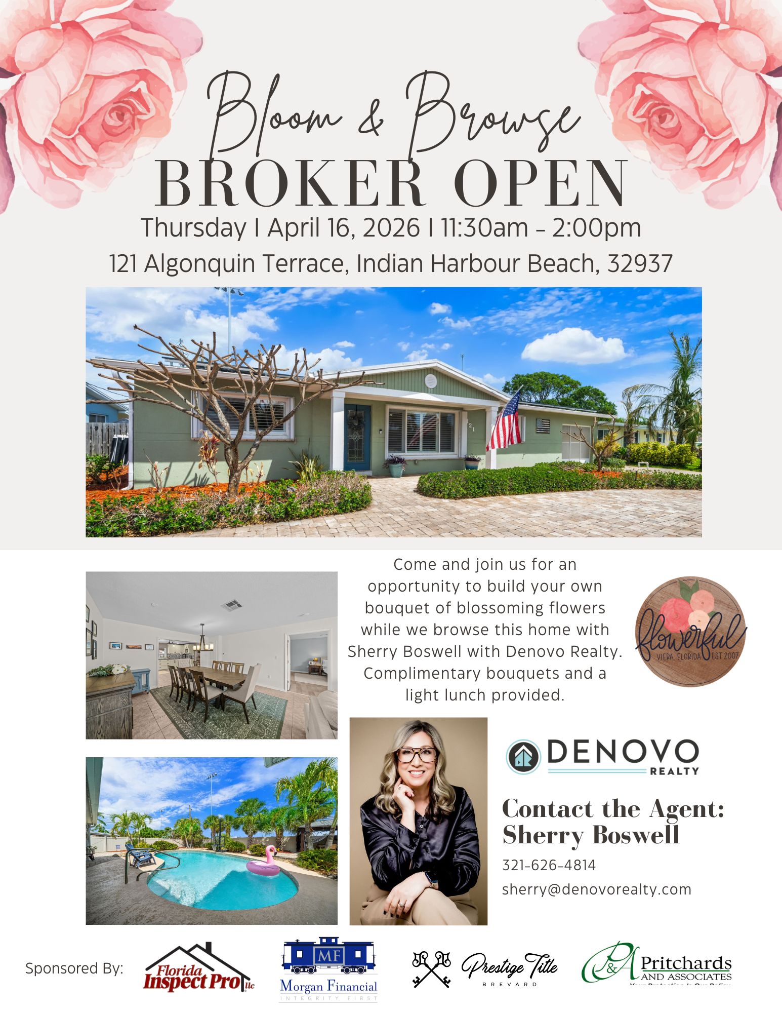 Bloom and Browse Broker Open with Sherry Boswell