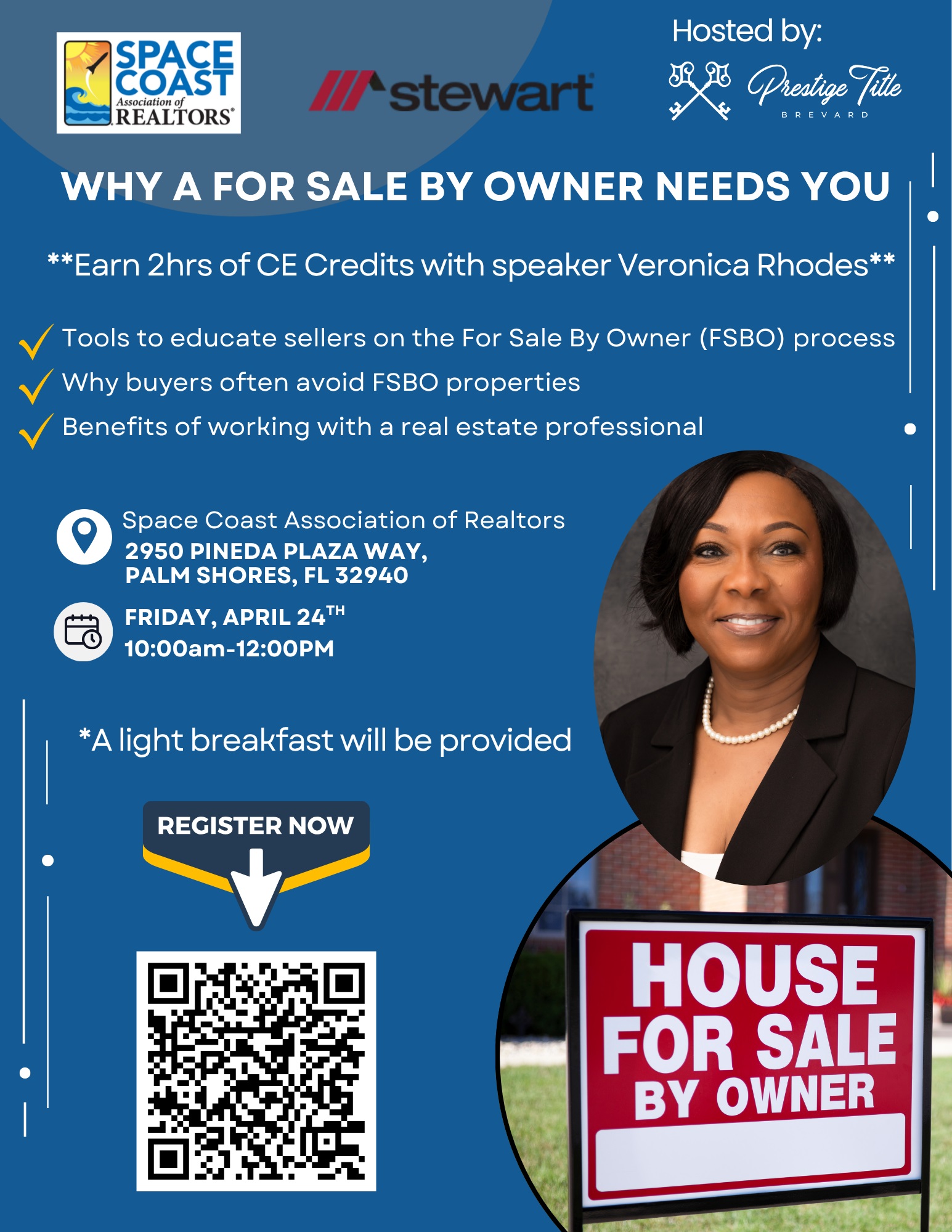 Why A For Sale By Owner Needs You 2 Hour CE class with Veronica Rhodes