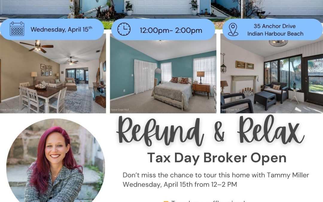 Refund & Relax Broker Open with Tammy Miller